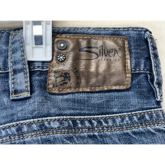 Silver Jeans Co Gordie Men’s W38 L30 Relaxed Fit Straight Leg Denim Jeans - Picture 15 of 15